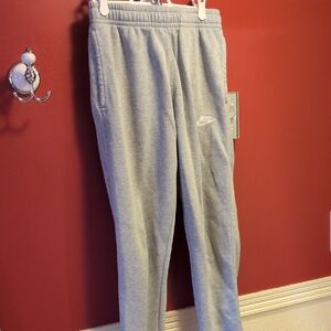 Nike Mens Light Gray Joggers Size Small